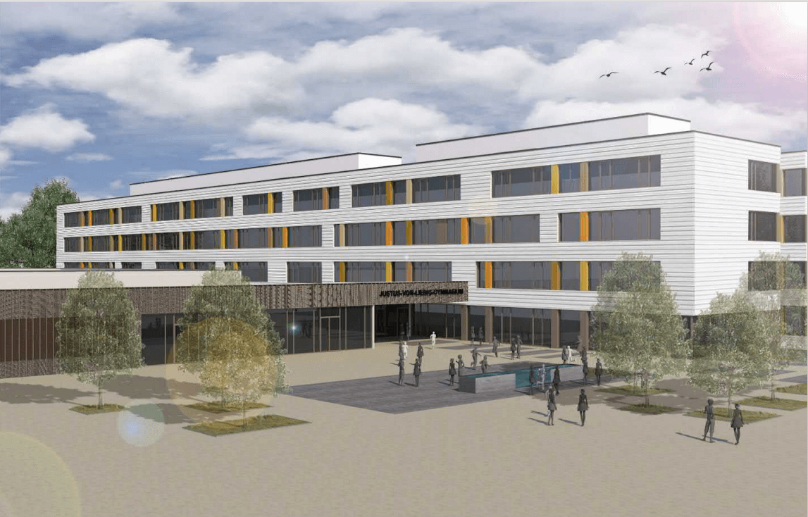 Simulation Schulgebäude Justus 2025